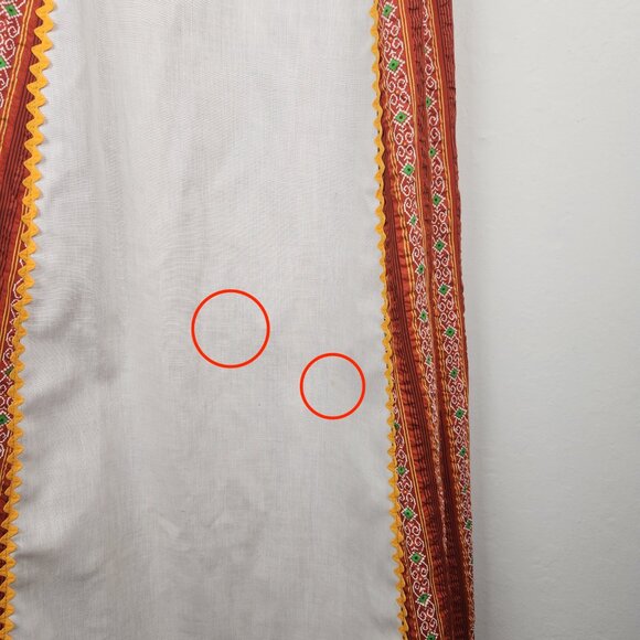 Vintage 70s Prairie Boho Striped Maxi Dress size S? - Picture 11 of 12